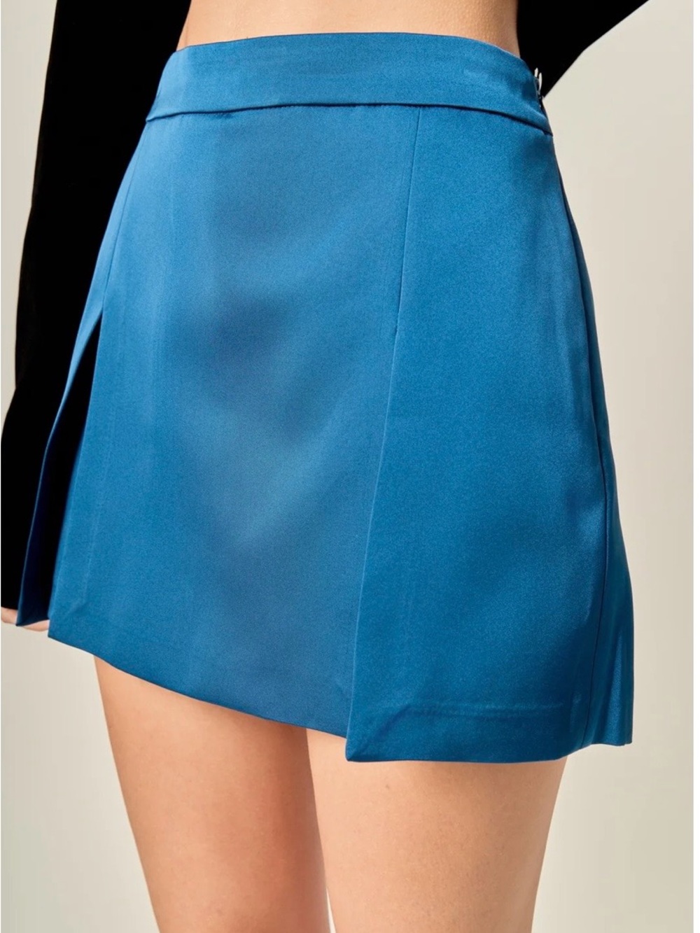 English Factory teal blue Women's Mini Skirt - Classic A-Line